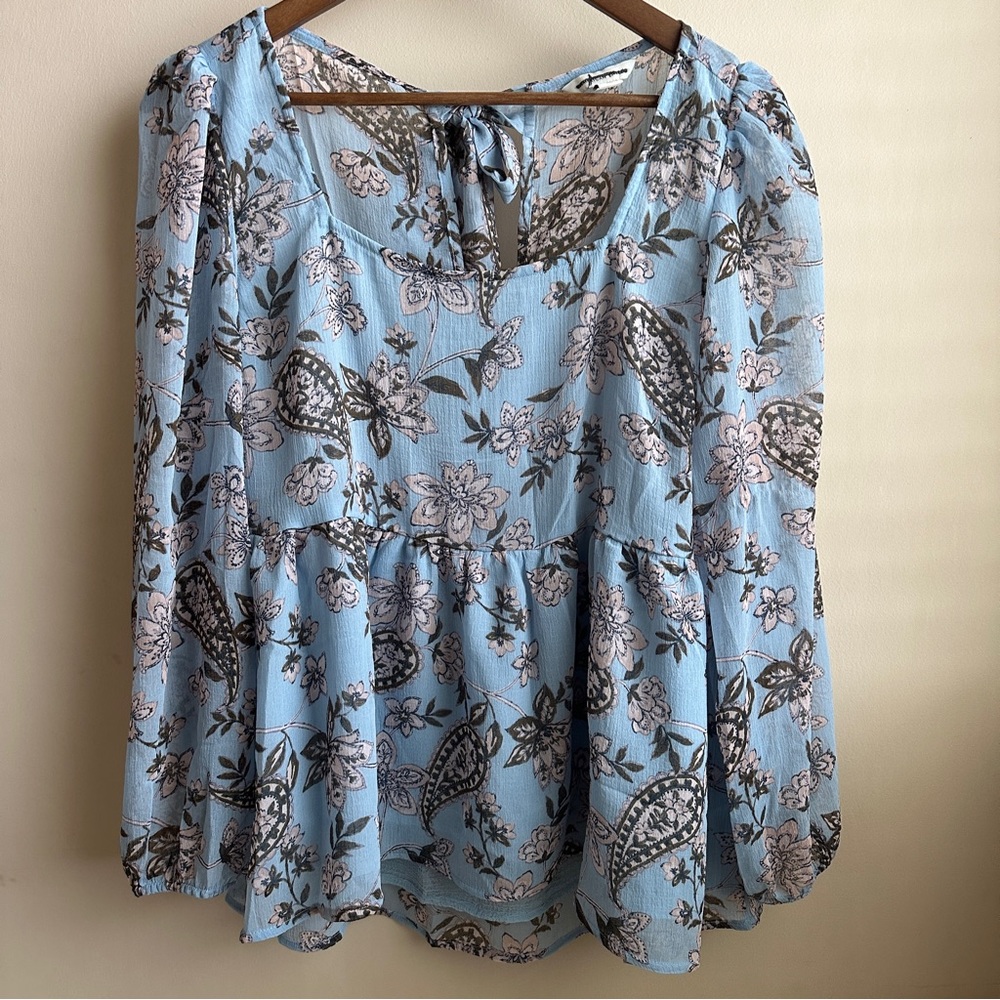 American Eagle Peplum Blouse